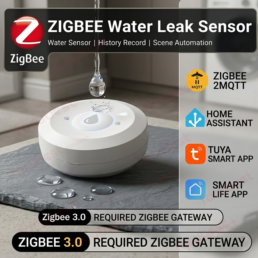 Kitchen Appliances Video - Zigbee 워터 센서 누수 감지기 앱