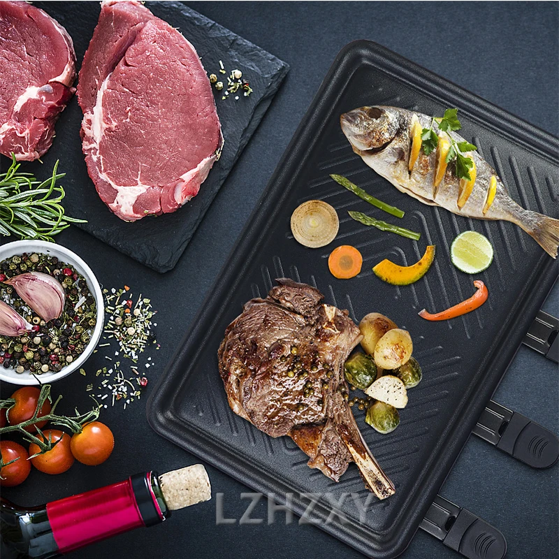 Raclette Grill Table - 테이블 그릴 전기 한국식 바베큐 그릴