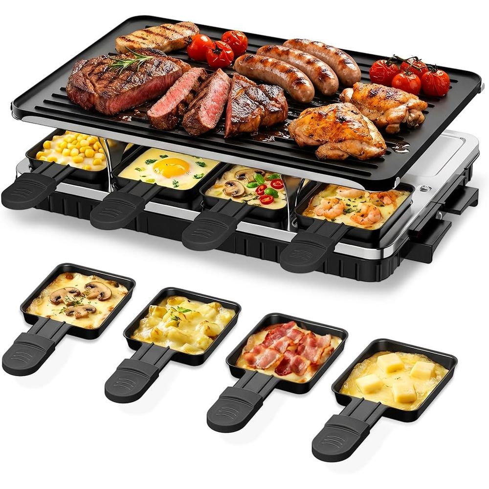 라클렛 테이블 그릴, 2-in-1 한국식 바베큐 그릴  - Raclette Grill Table 리뷰 및 가격