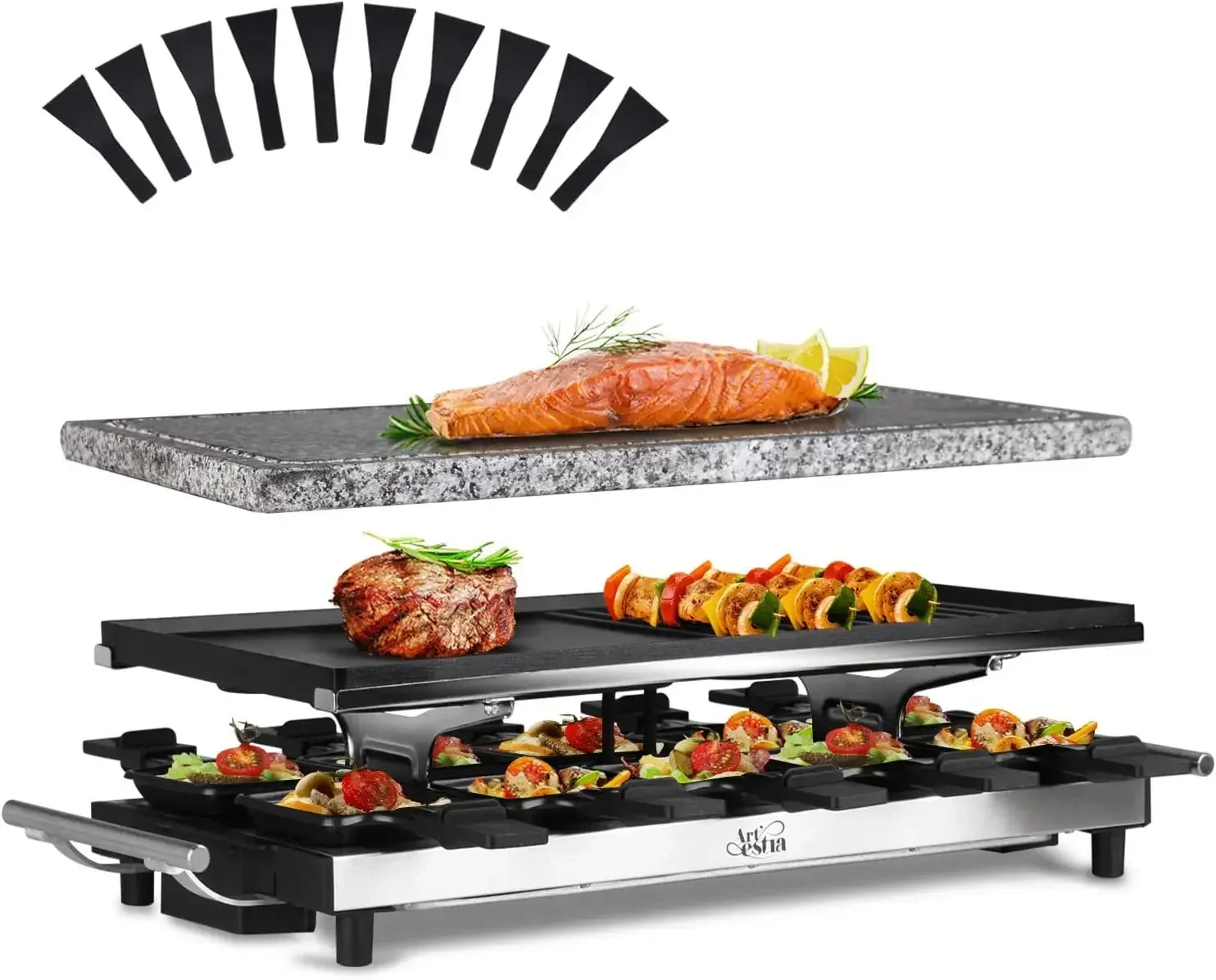 아르테시아 라클렛 테이블 그릴, 1500W 라클렛 그릴 - Raclette Grill Table 리뷰 및 가격