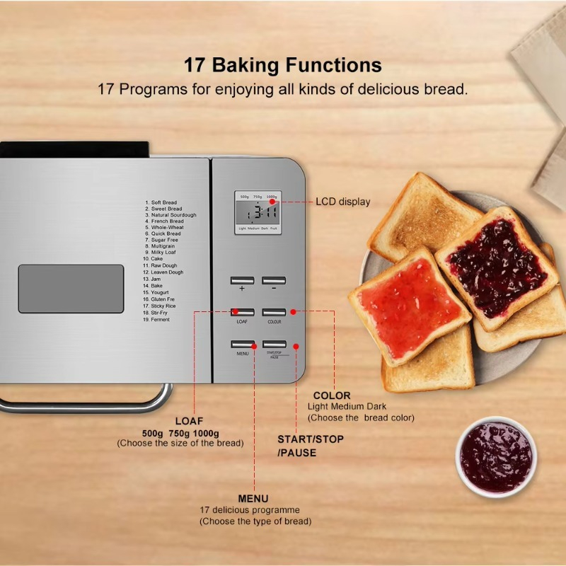 디지털 전기 가정용 주방기기 제빵기 프랑스빵 만두빵 제 - Kitchen Appliances Made In Usa 리뷰 및 가격