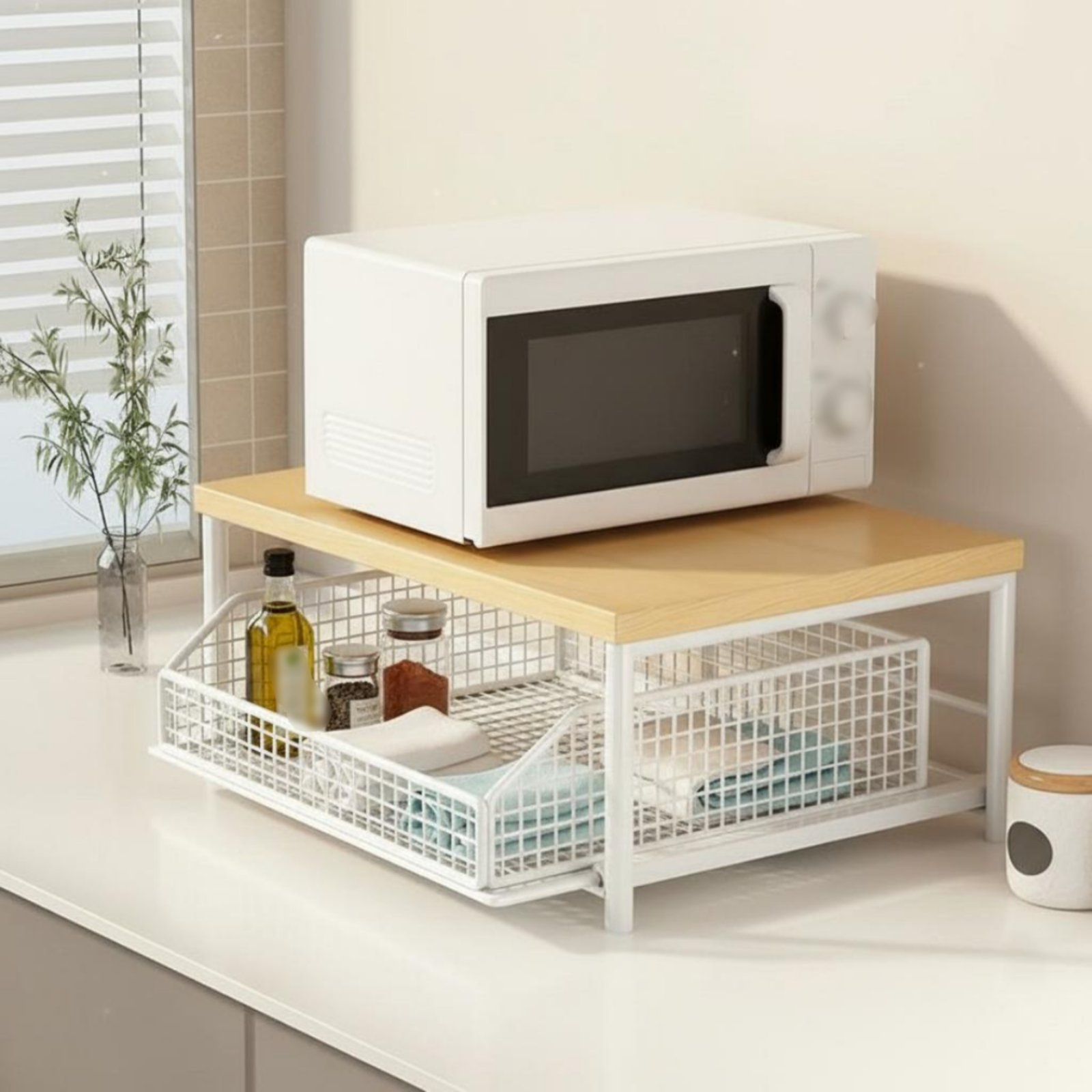2단 주방 카운터 랙 공간 절약형 조리대 가전제품 거치 - Kitchen Appliances Usa 리뷰 및 가격