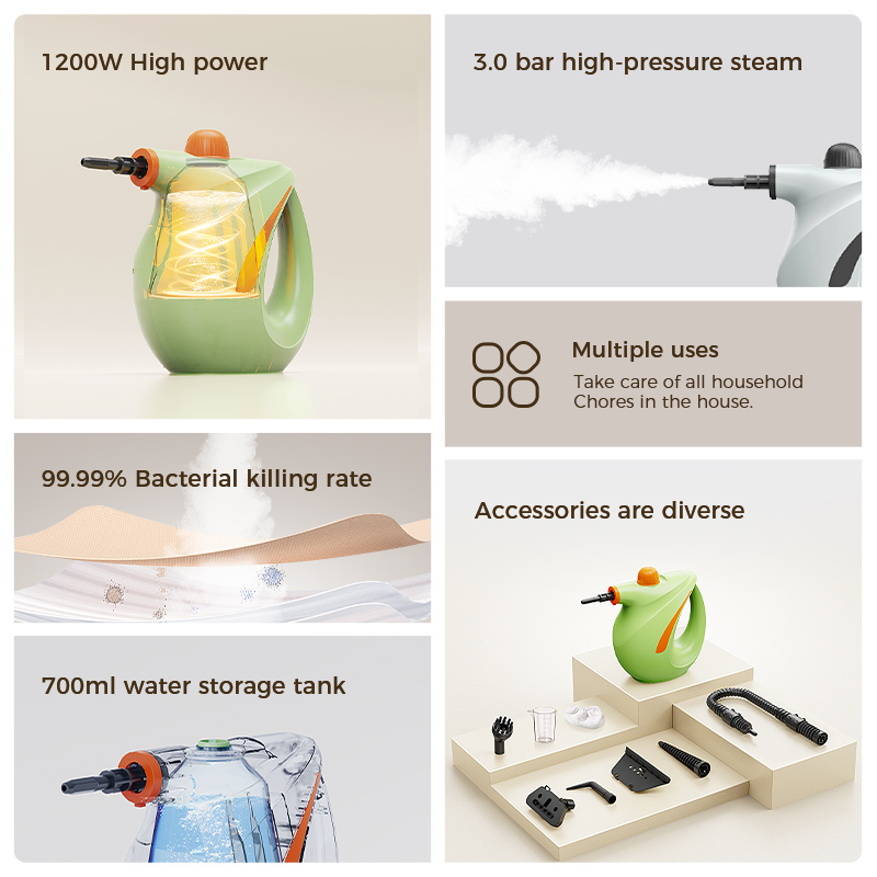 인기 판매 가전제품 스팀청소기 1200W 고온 에어컨  - Kitchen Appliances Usa 리뷰 및 가격