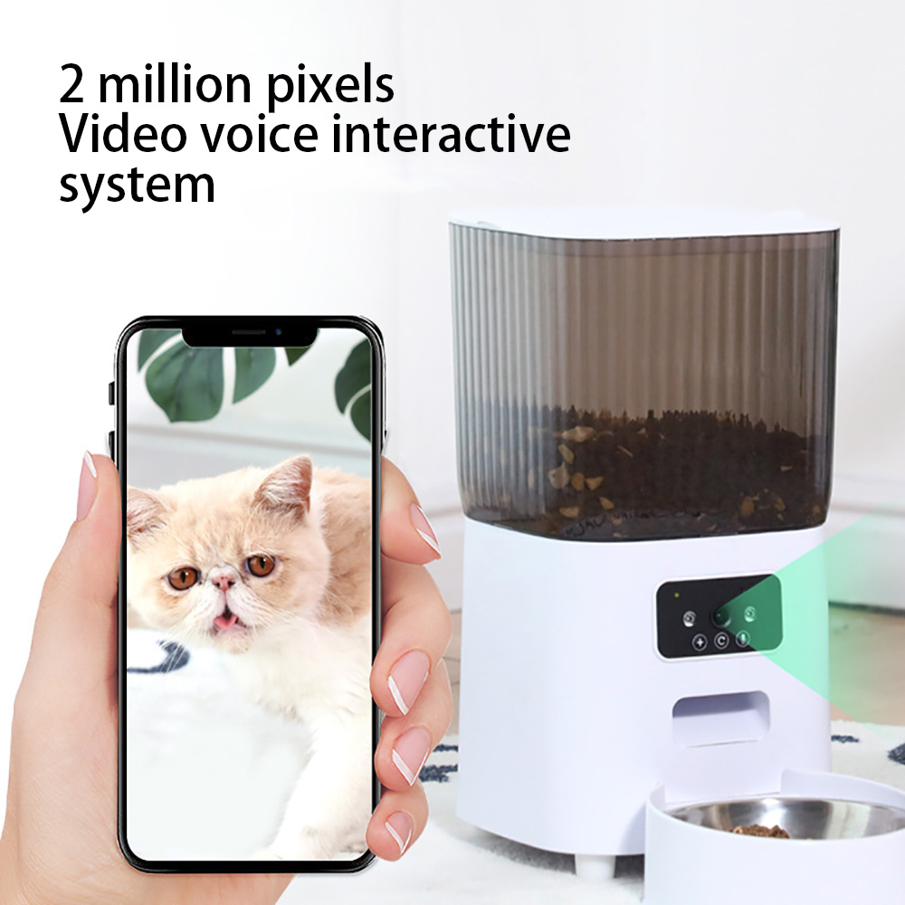 5L 대용량 카메라 탑재 자동 급식기, 스마트 고양이/ - Kitchen Appliances Video 리뷰 및 가격