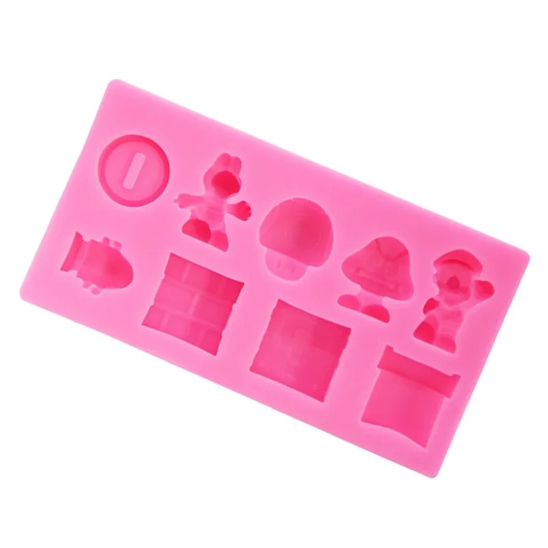 3D 슈퍼 마리오 브라더스 케이크 몰드 만화 귀여운 애 - Kitchen Appliances For Baking 리뷰 및 가격