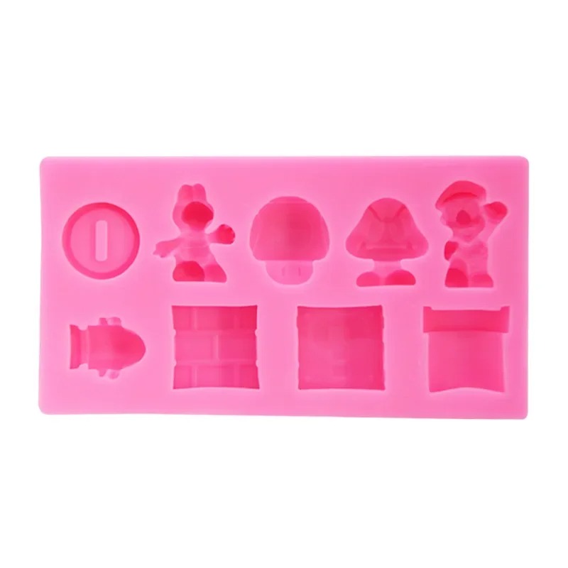 3D 슈퍼 마리오 브라더스 케이크 몰드 만화 귀여운 애 - Kitchen Appliances For Baking 리뷰 및 가격