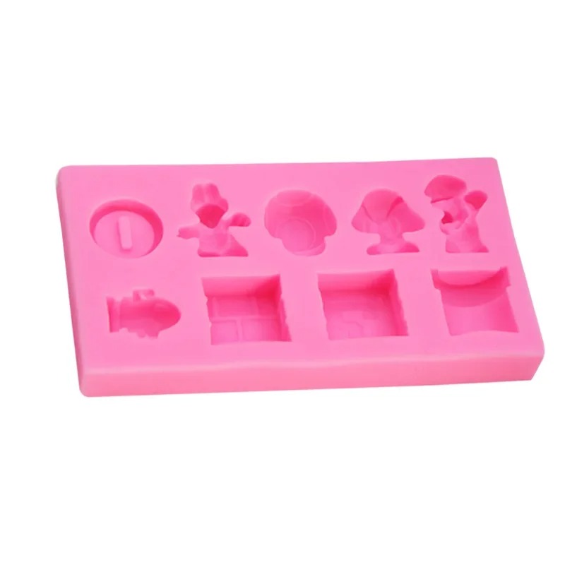 3D 슈퍼 마리오 브라더스 케이크 몰드 만화 귀여운 애 - Kitchen Appliances For Baking 리뷰 및 가격